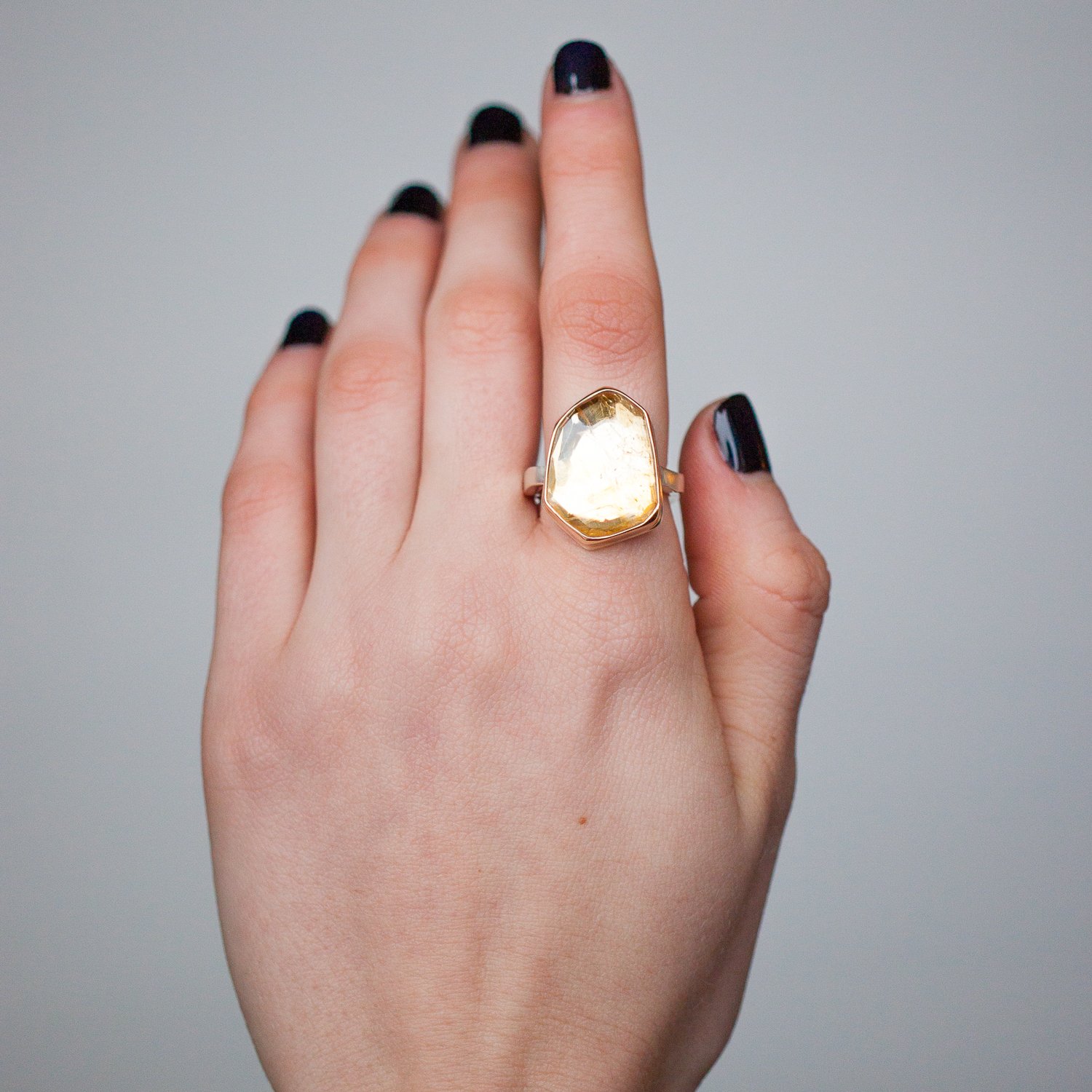 Jamie Joseph Trunk Show: Asymmetrical Citrine sz. 6.75