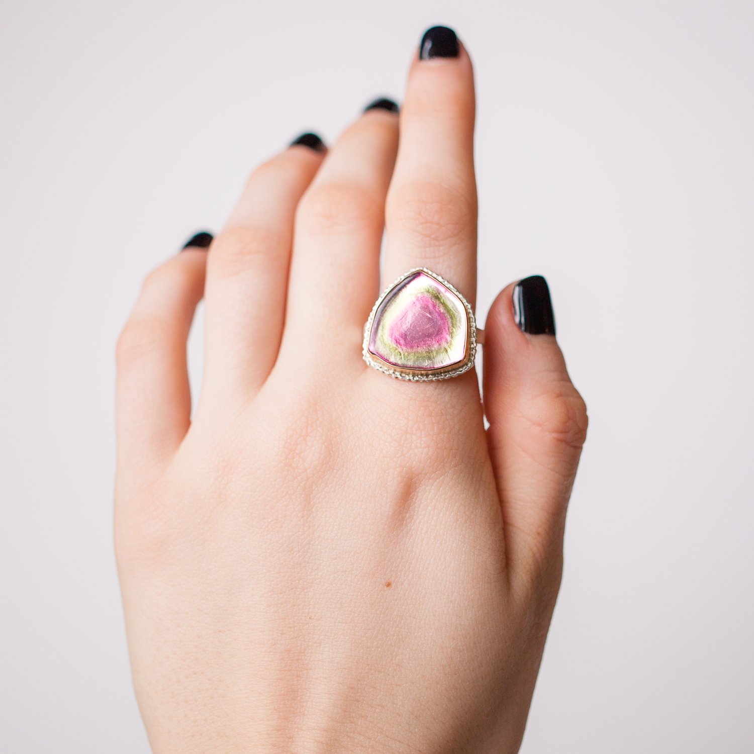 Jamie Joseph Trunk Show: Watermelon Tourmaline sz. 7