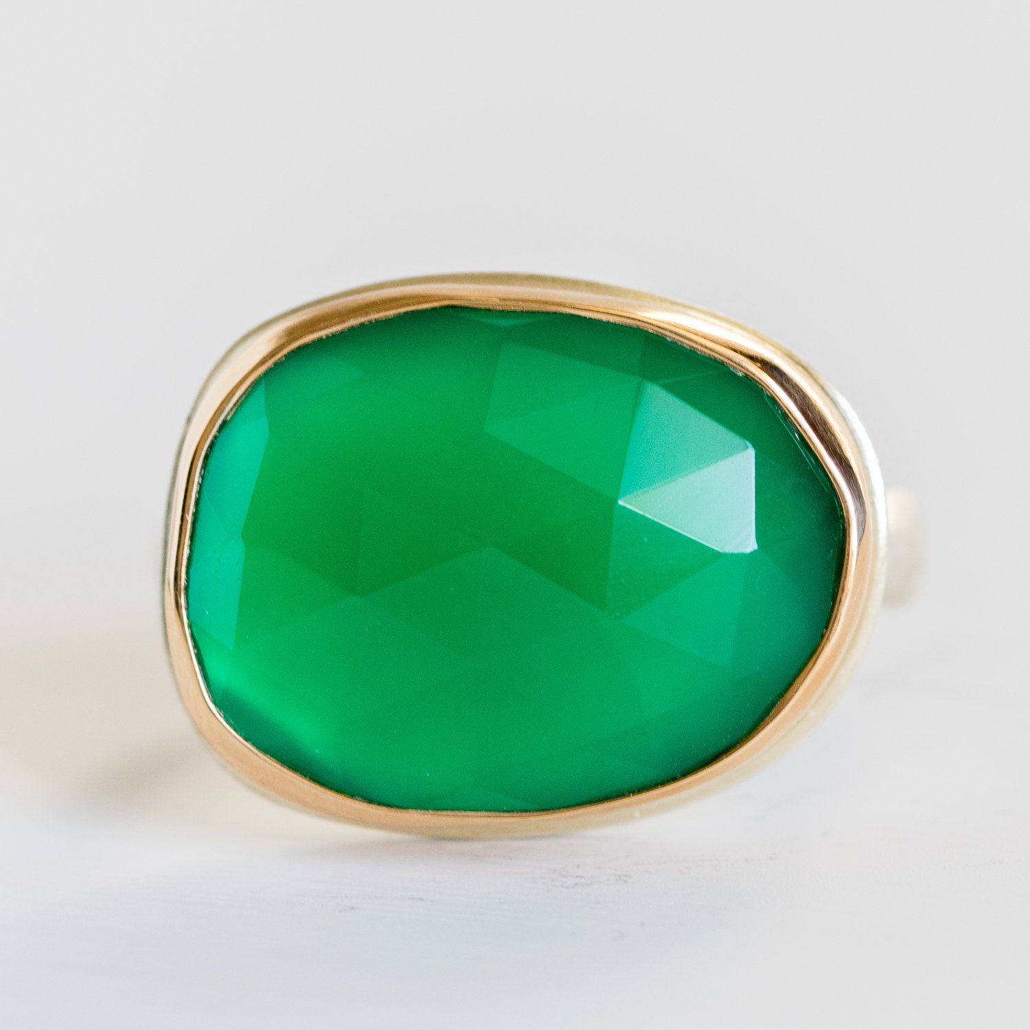 Jamie Joseph Trunk Show: Green Onyx sz. 6.75