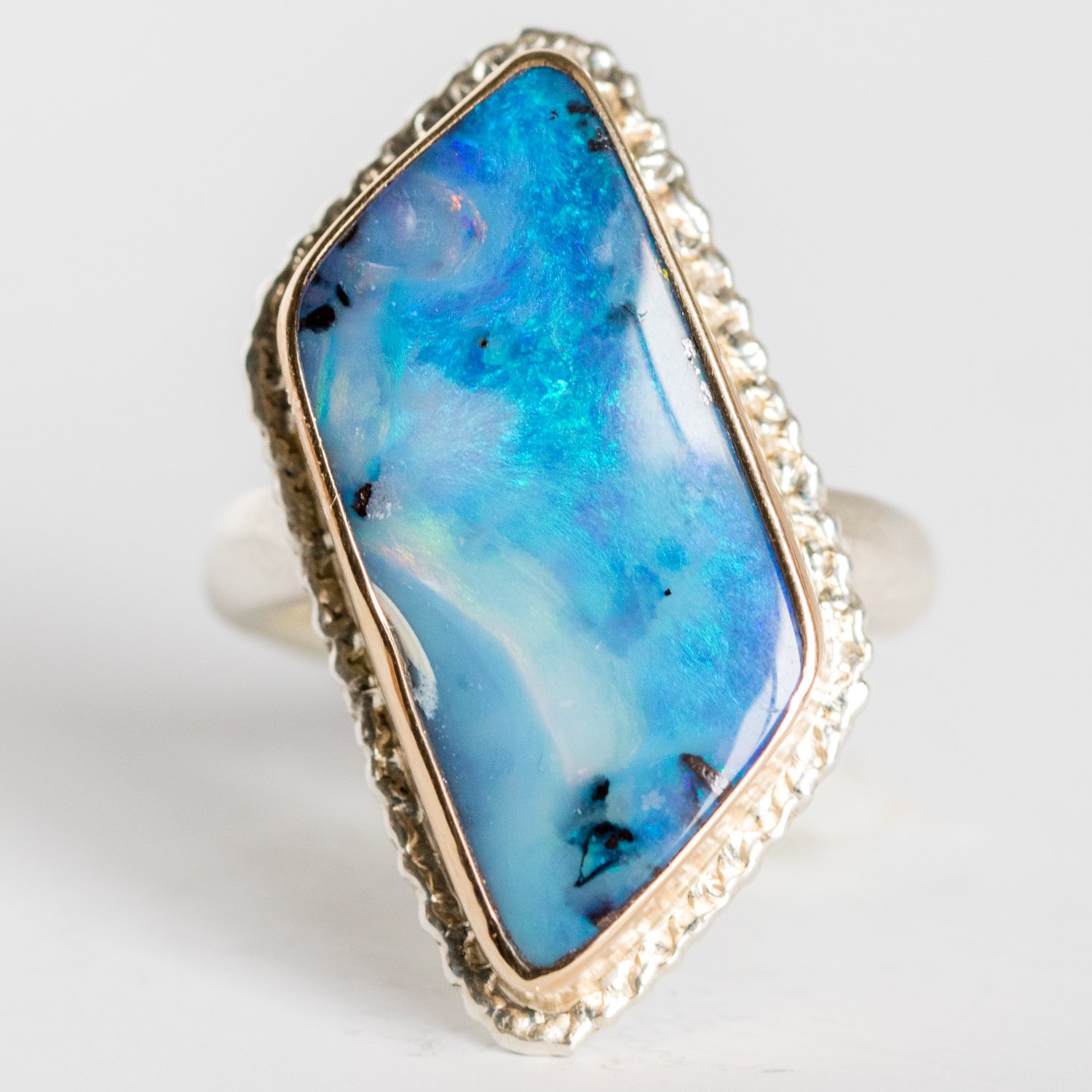 Jamie Joseph Trunk Show: Large Asymmertical Boulder Opal sz. 7.5