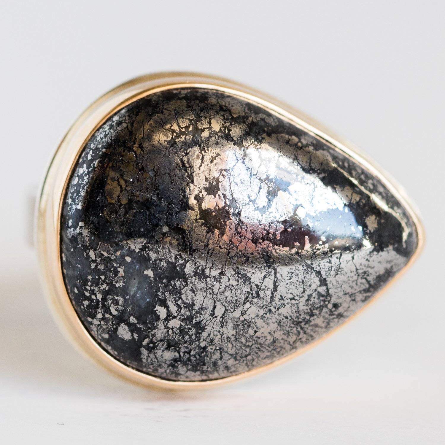Jamie Joseph Trunk Show: Native Silver Ring sz. 7.25