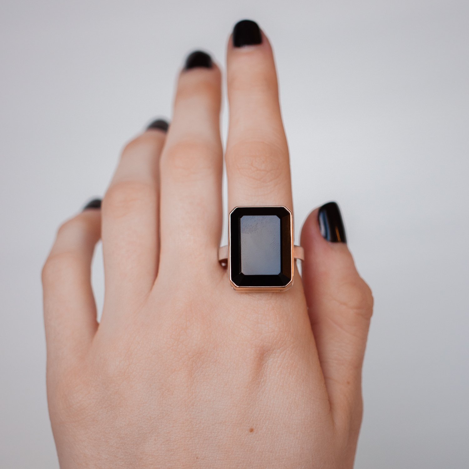 Jamie Joseph Trunk Show: Black Onyx Ring sz. 7.75