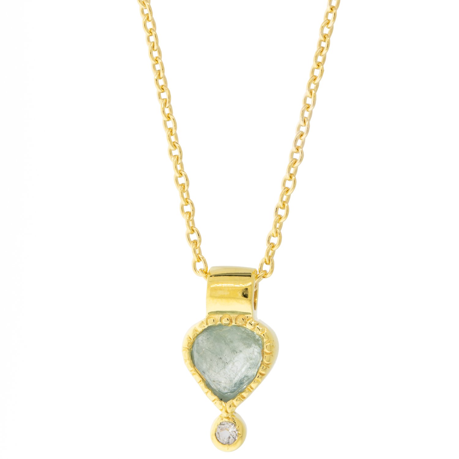 Lulu: Colette aquamarine necklace