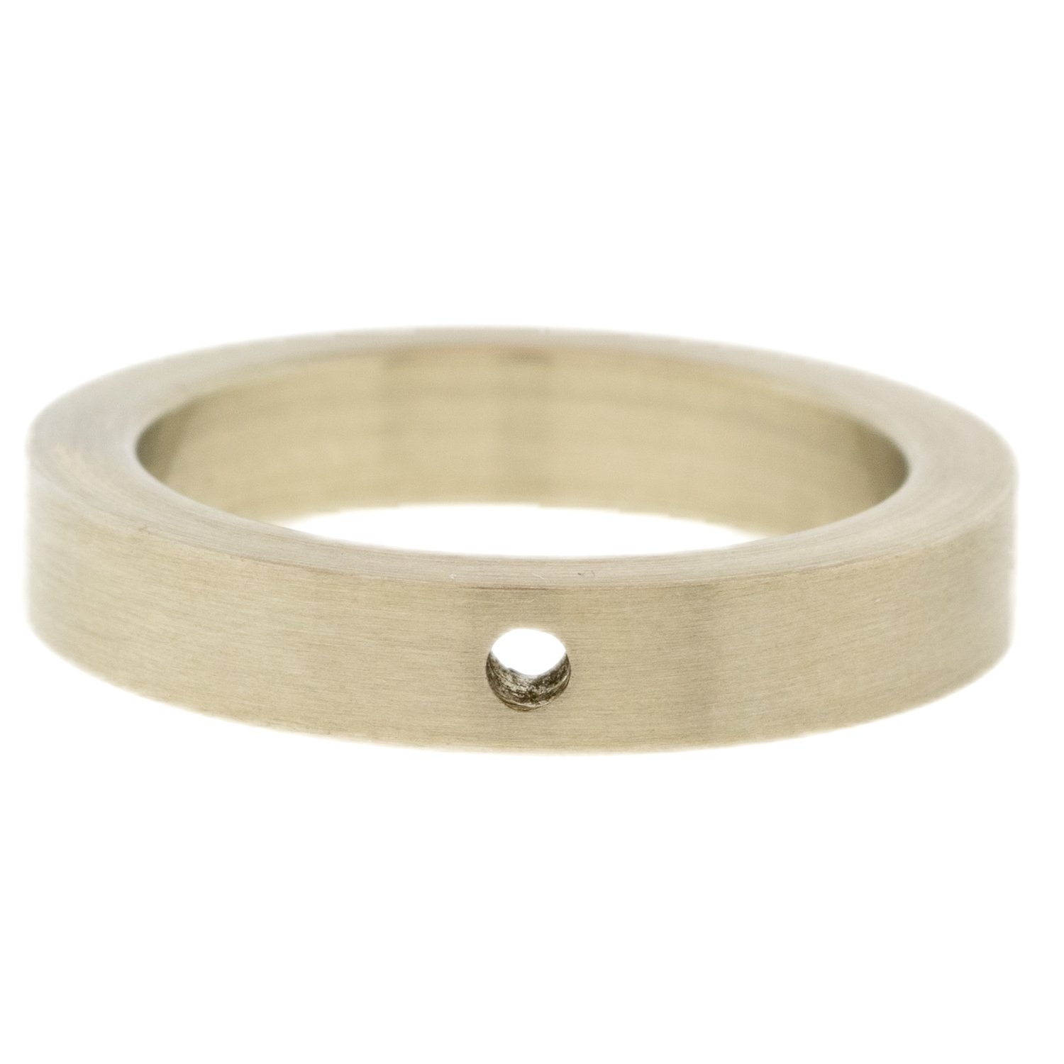 Marmol Radziner: Heavyweight solid standard ring in white brass