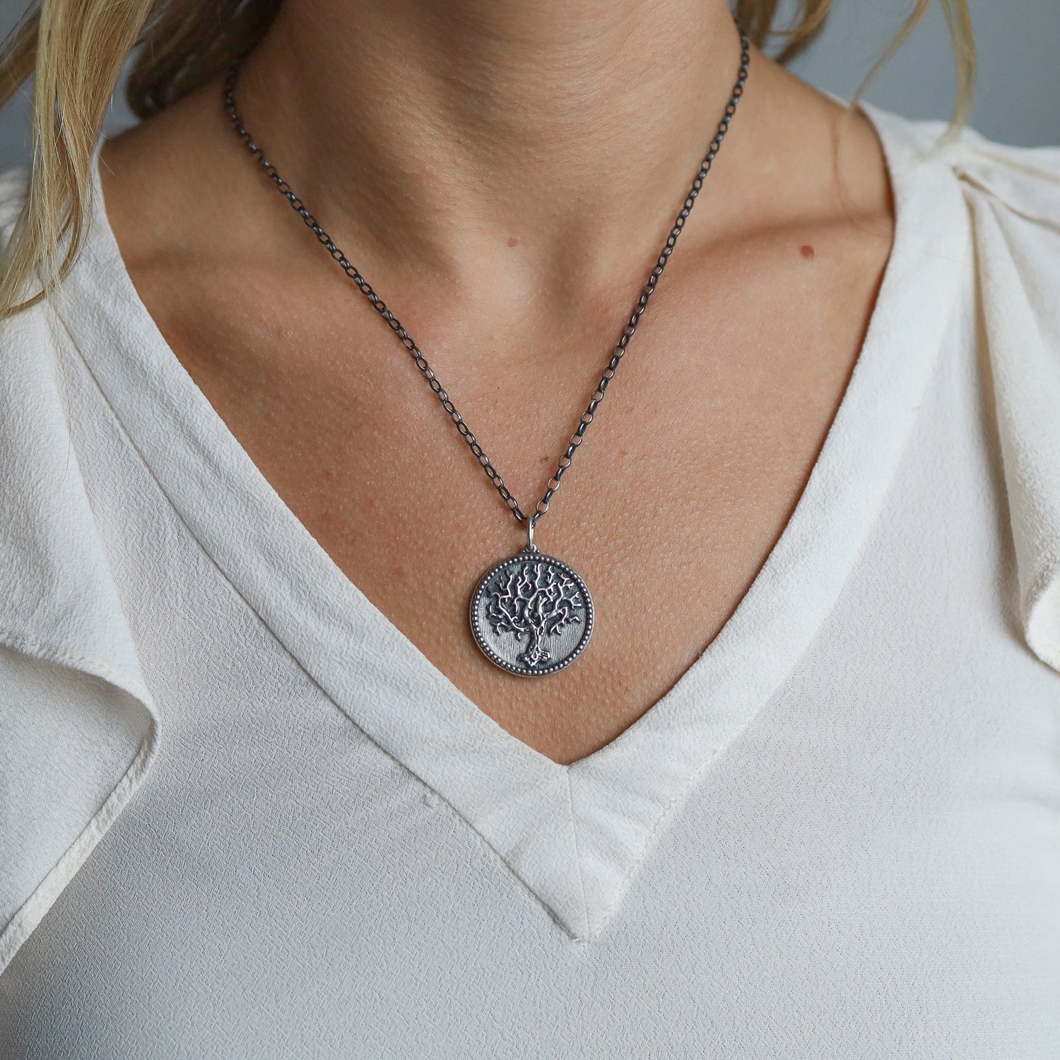 Erica Molinari Trunk Show: ss large tree of life -To know life is to love many things" -VINCENT VAN GOGH