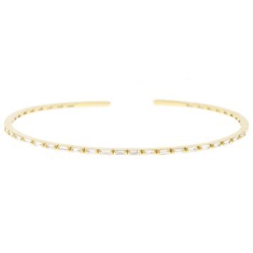 gold bracelets with diamonds by jewelry designer suzanne kalan