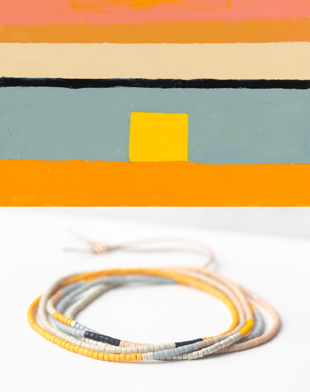 SIMI WRAP BRACELET/NECKLACE IN SHORE by Abacus Row