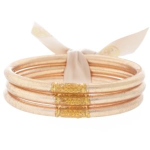 BuDhaGirl: Set of 3 All Weather Champagne Bangles