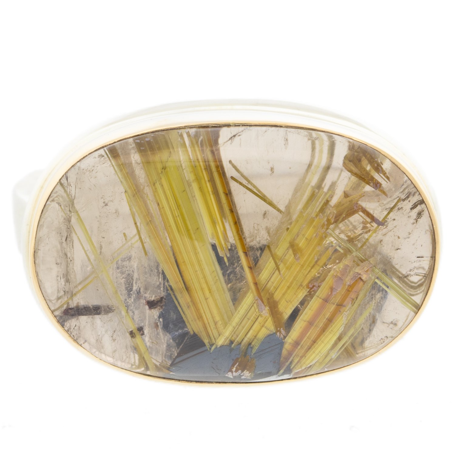 gold ring with quartz by jewelry designer Jamie Joseph