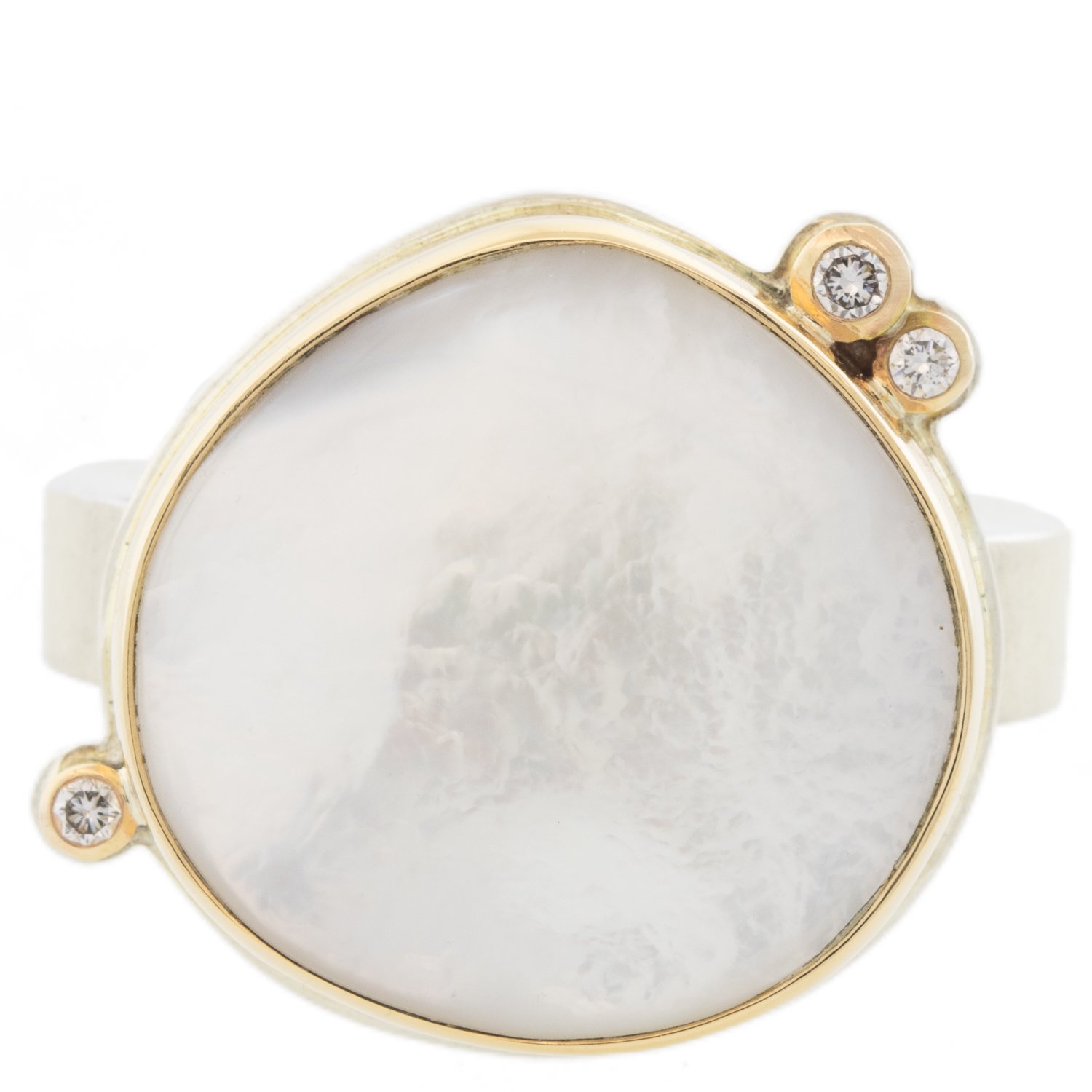 gold ring with pearl by jewelry designer jamie joseph