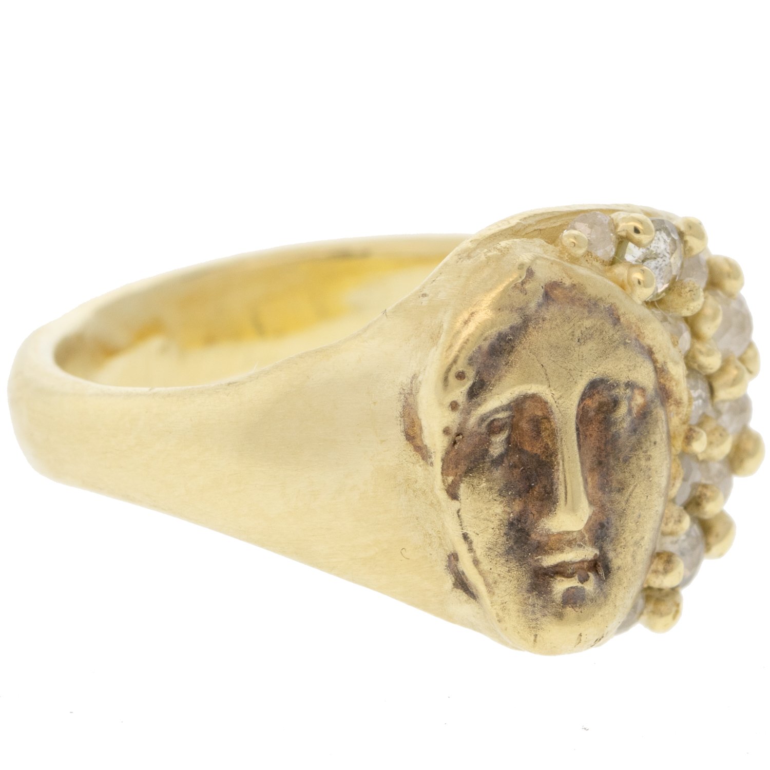 Atelier Narcé: Ring, Sibylla, Rose Cut Diamonds, 14K Gold.