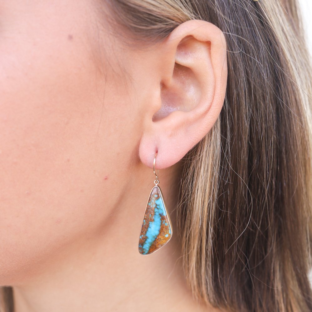 Jamie Joseph Trunk Show: Ribbon turquoise earrings