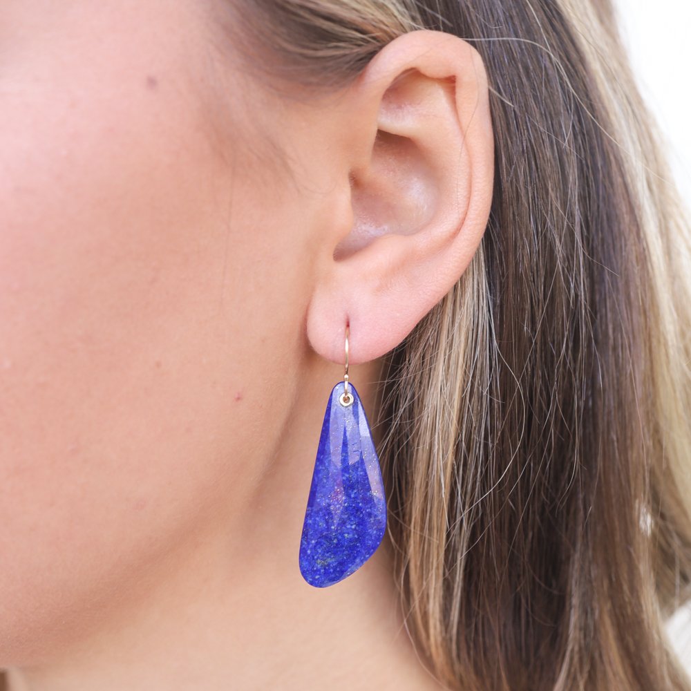 Jamie Joseph Trunk Show: Faceted lapis Earrings
