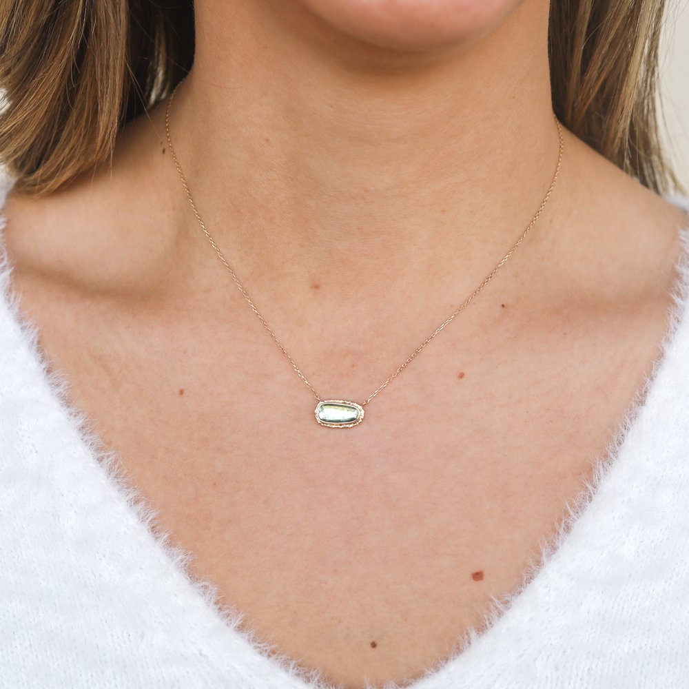 Jamie Joseph Trunk Show:Green tourmaline necklace 18"