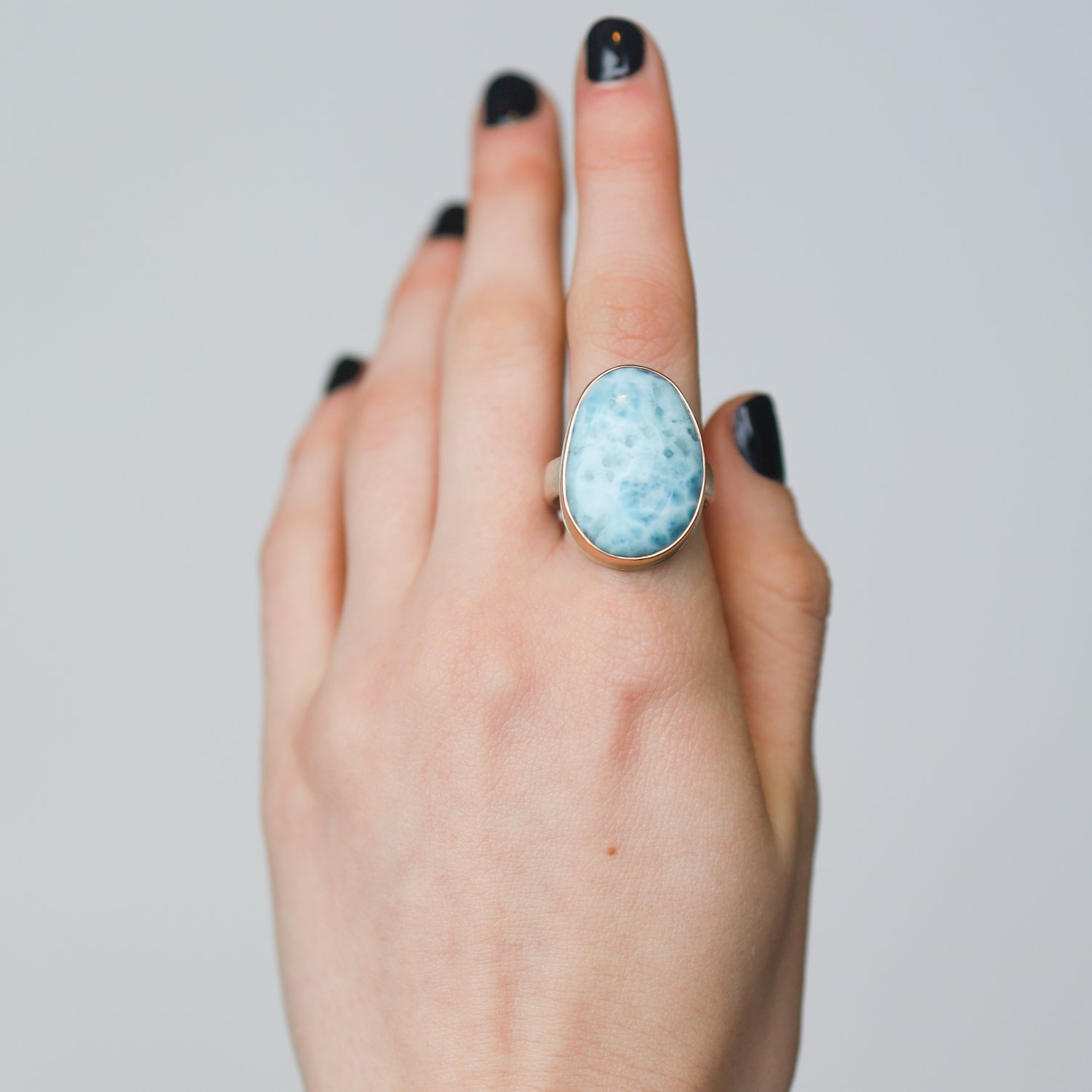 Jamie Joseph Trunk Show: Asymmetrical Larimar Ring