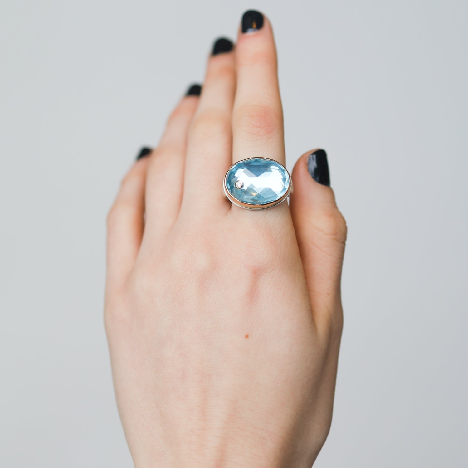 Jamie Joseph Trunk Show: Sky blue topaz ring