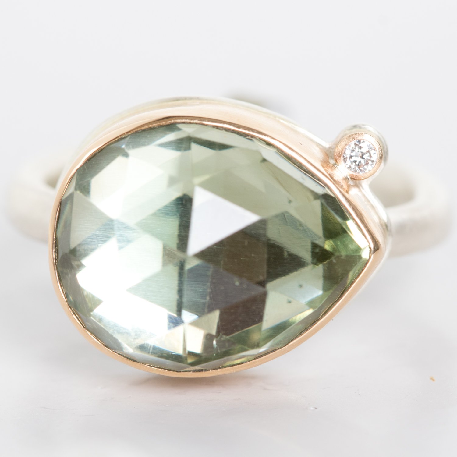 Jamie Joseph Trunk Show: Teardrop Mint Quartz Ring