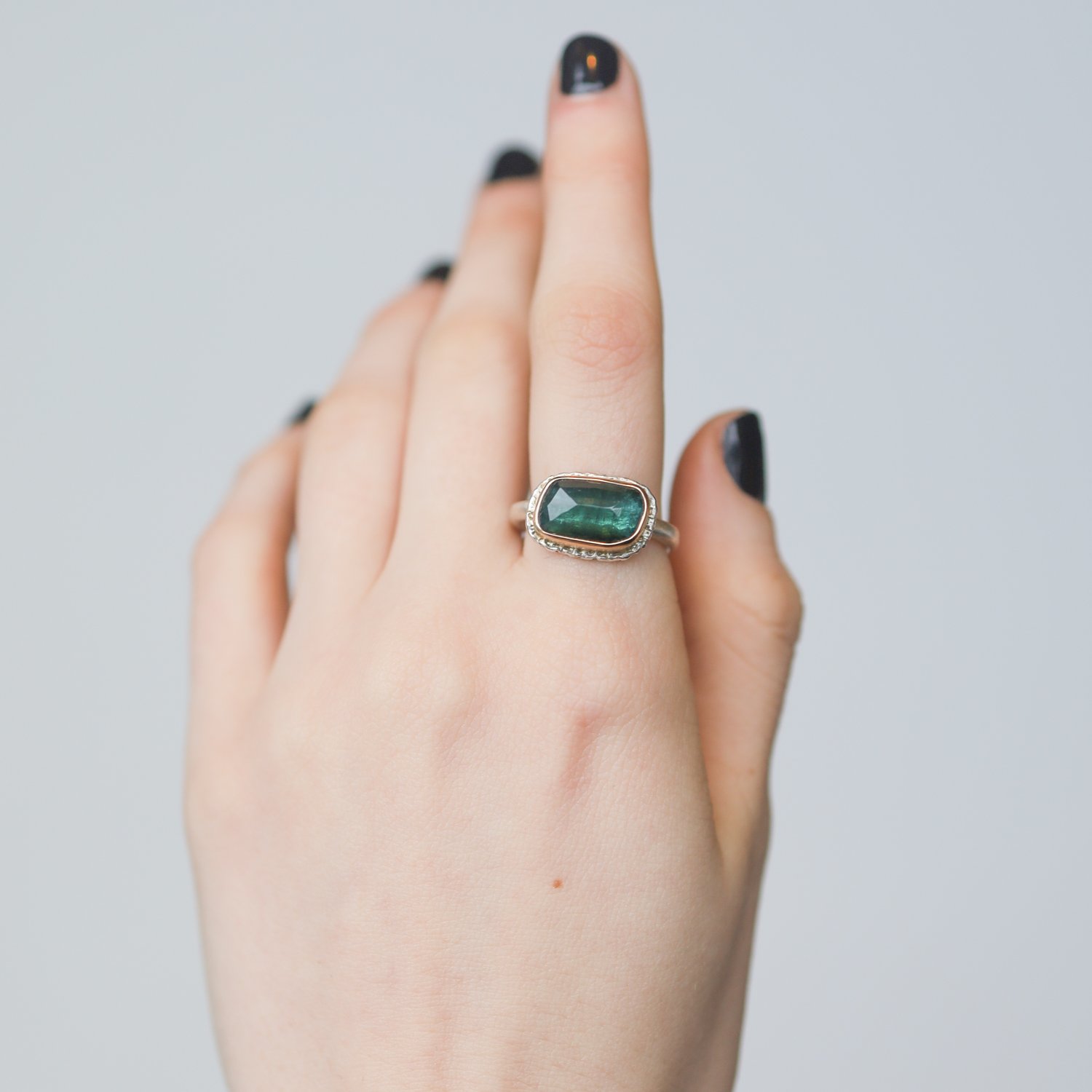Jamie Joseph Trunk Show: Little Blue Green Tourmaline Ring