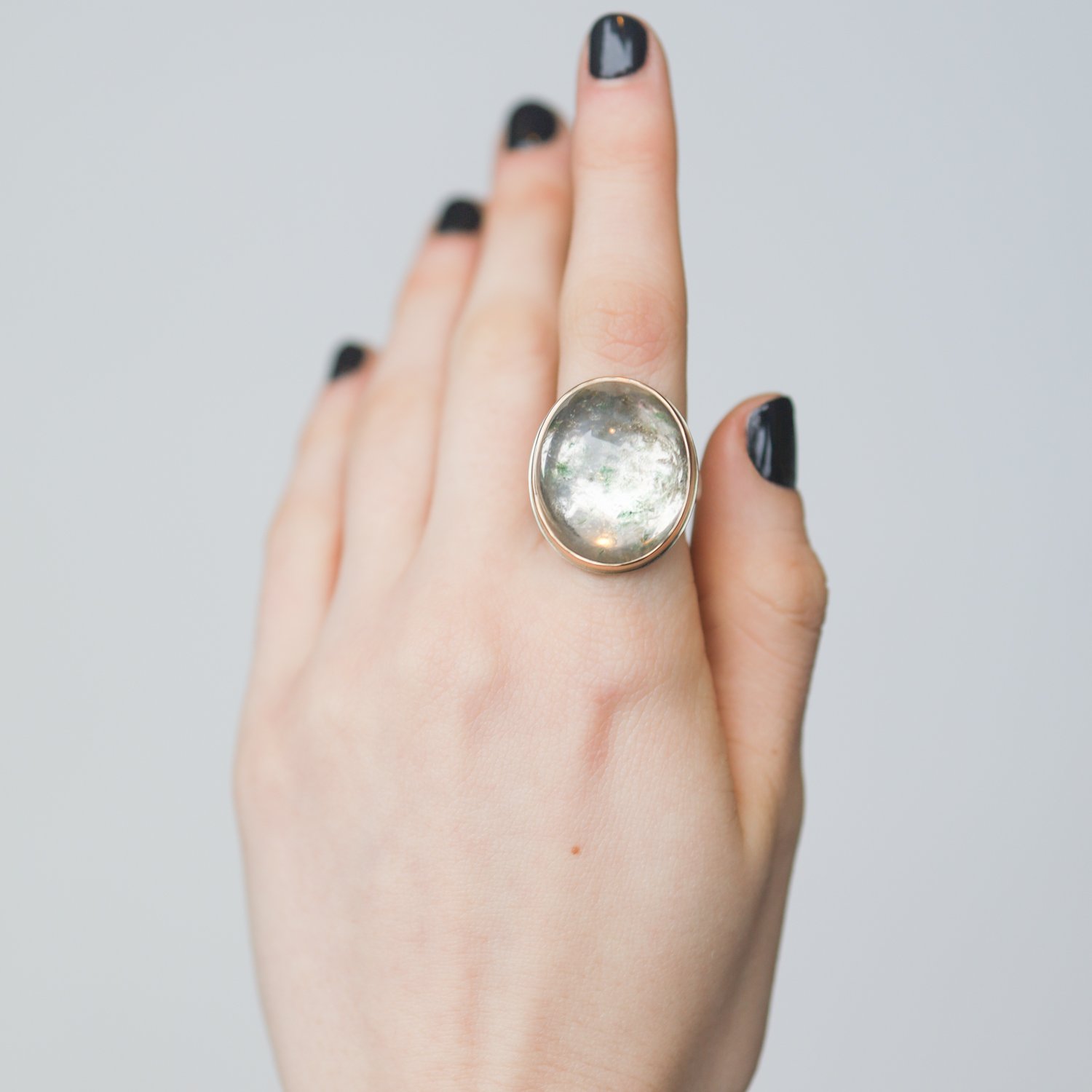 Jamie Joseph Trunk Show: Oval Cabochon Rock Crystal Ring