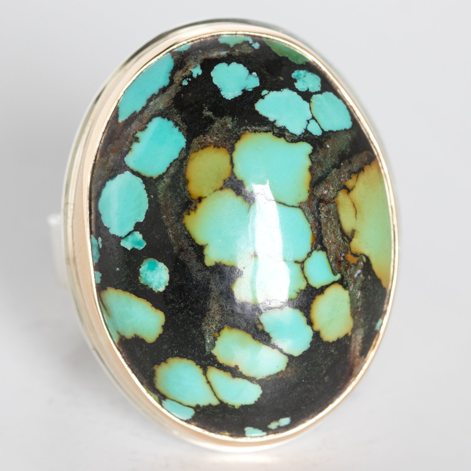 Jamie Joseph Trunk Show: Large oval turquoise ring