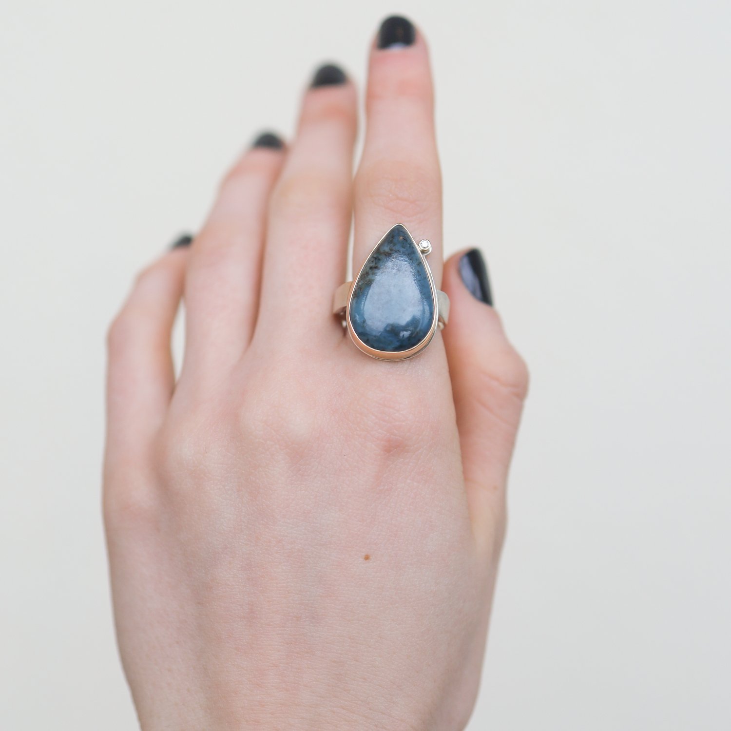 Jamie Joseph Trunk Show: Teardrop turquoise ring