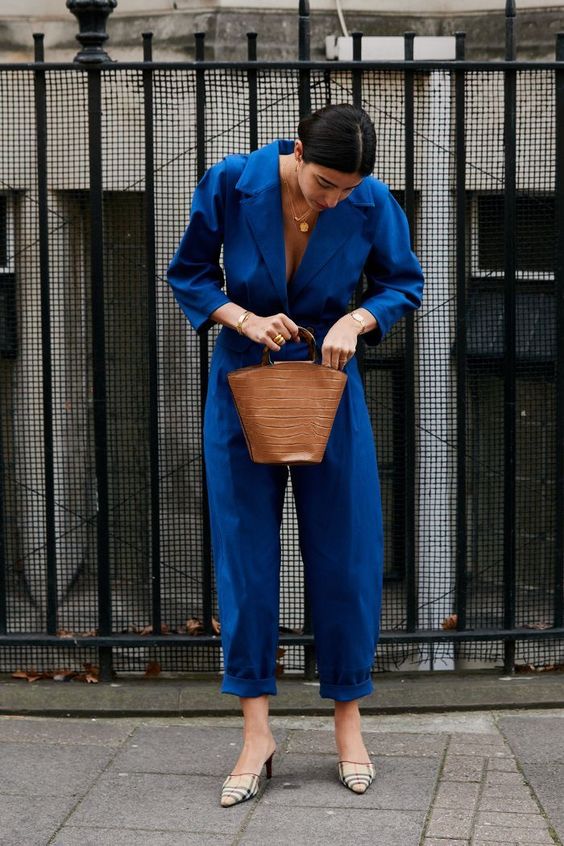 Classic blue Jumpsuit