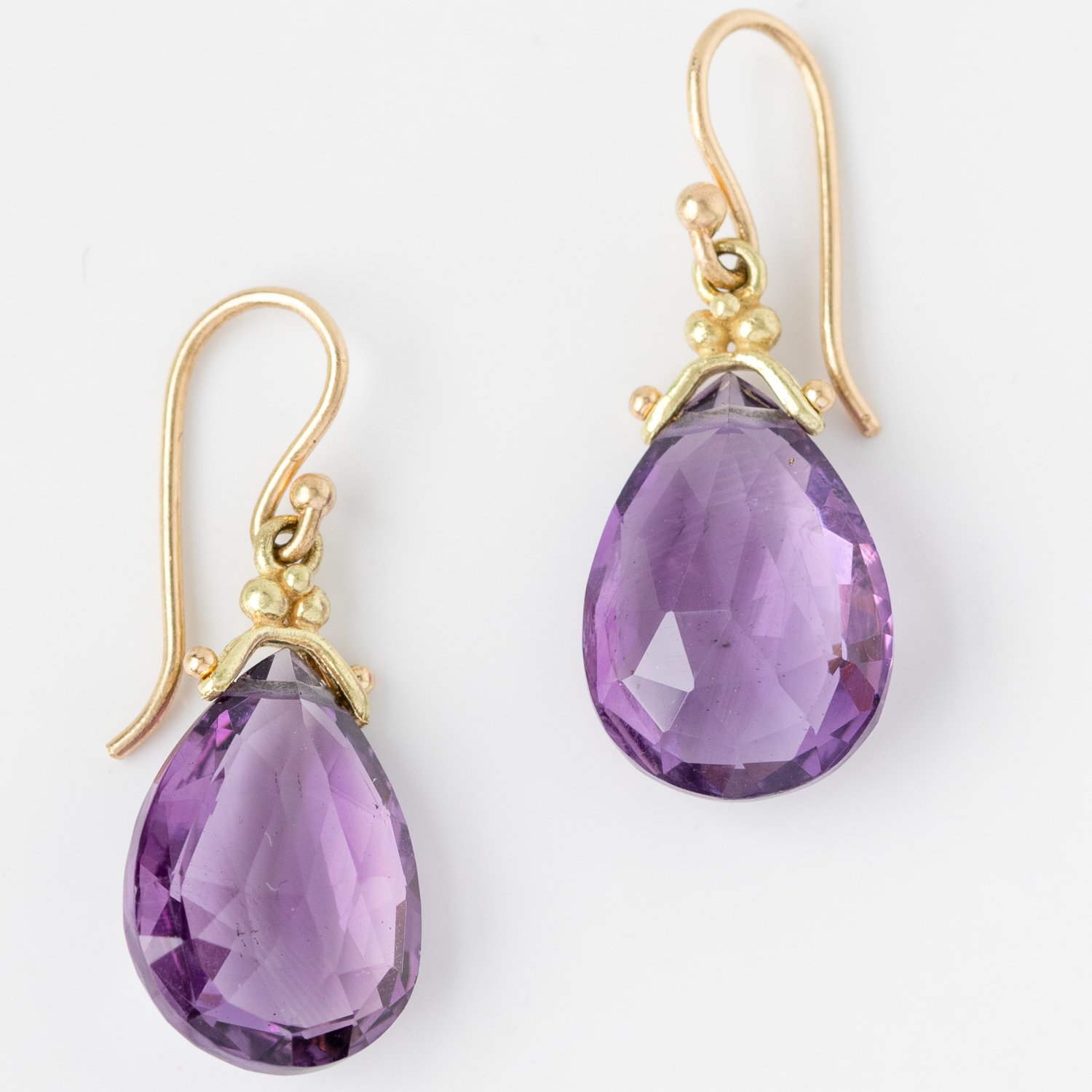 Erica Molinari Trunk Show: 18k purple amy earrings