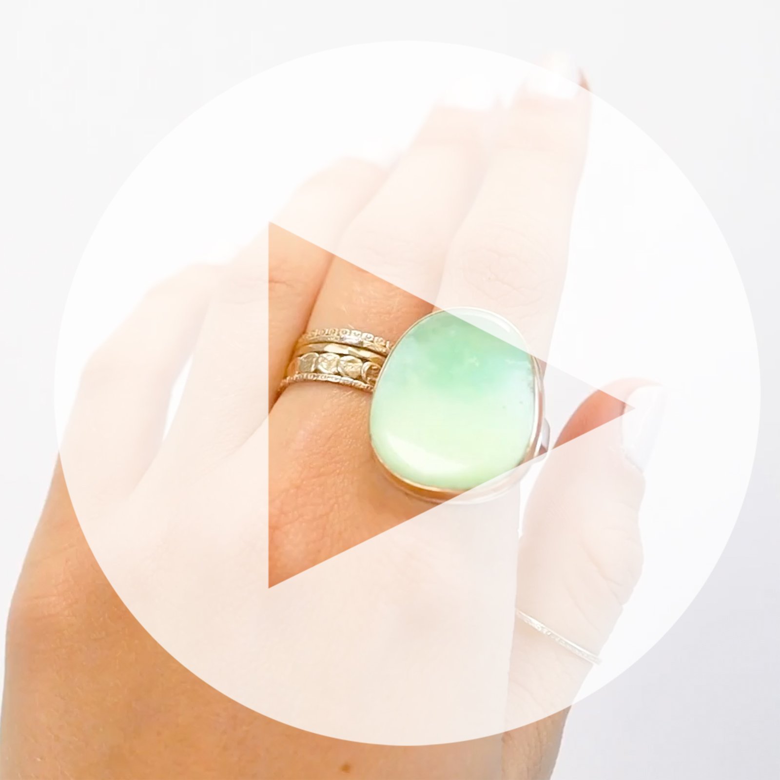 Jamie Joseph: Ring, Vertical asymmetrical smooth, 14K yellow gold bezel set citron magnesite, Sterling silver tapered X band, Stone measures 1 x 13/16, Currently available in size 7 1/2