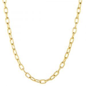 Erica Molinari: 14k heavy slim paperclip chain