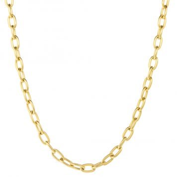 Erica Molinari: 14k heavy slim paperclip chain