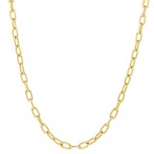 Erica Molinari: 14k medium slim paperclip chain