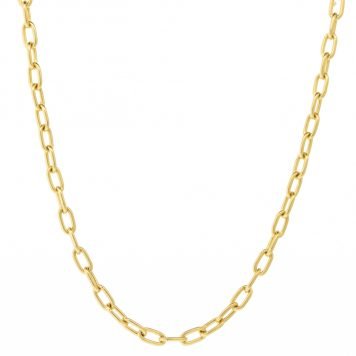 Erica Molinari: 14k medium slim paperclip chain