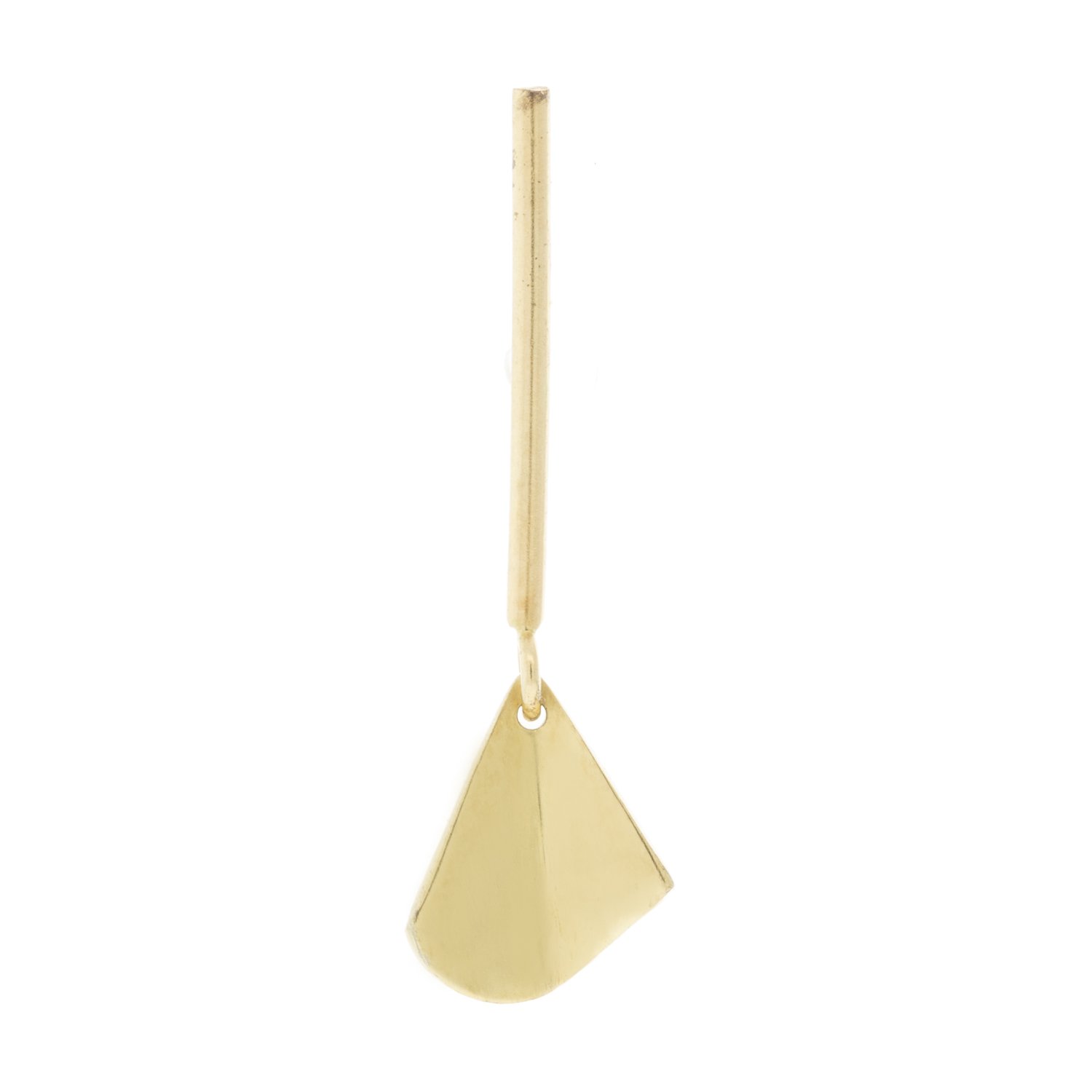 Kaylin Hertel: Flicker Stud 14k Yellow Gold (single)