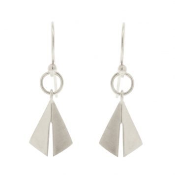 Kaylin Hertel: Dart drop pair sterling silver