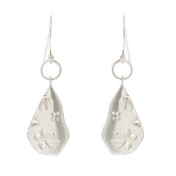 Kaylin Hertel: Petal drop pair sterling silver