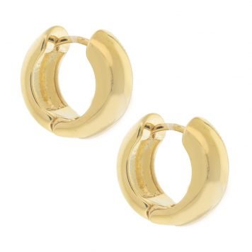 Tai: Ear Mini Chubby Click Huggie, 9/16 in diameter, 5/16 in width