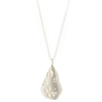 Kaylin Hertel: Medium Petal Pendant Sterling Silver Necklace