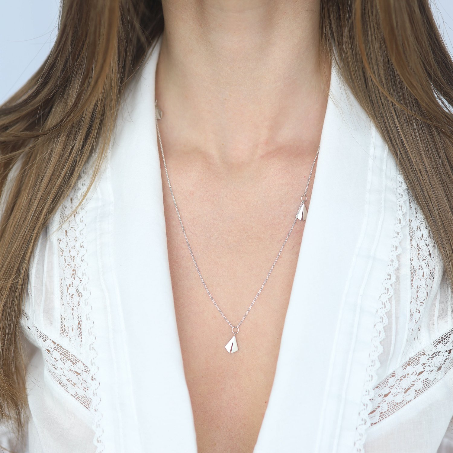 Kaylin Hertel: 21 5/8" chime necklace sterling silver