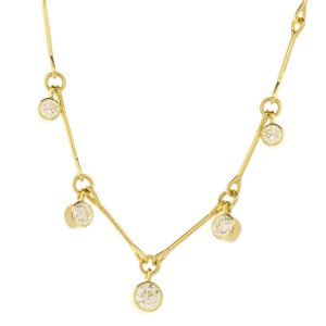 Tura Sugden: Lantern Necklace with 6 diamonds
