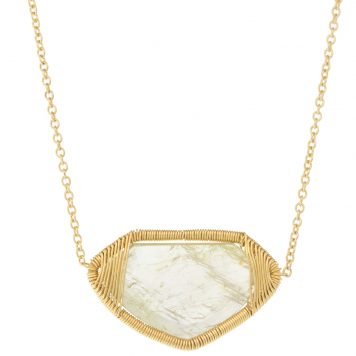 Dana Kellin Fine: spinel slice/14k necklace Chain measures 16” in length