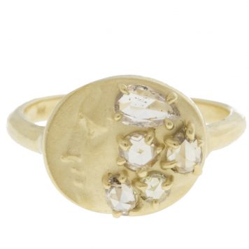 Atelier Narcé: Ring,14K gold,Diamonds