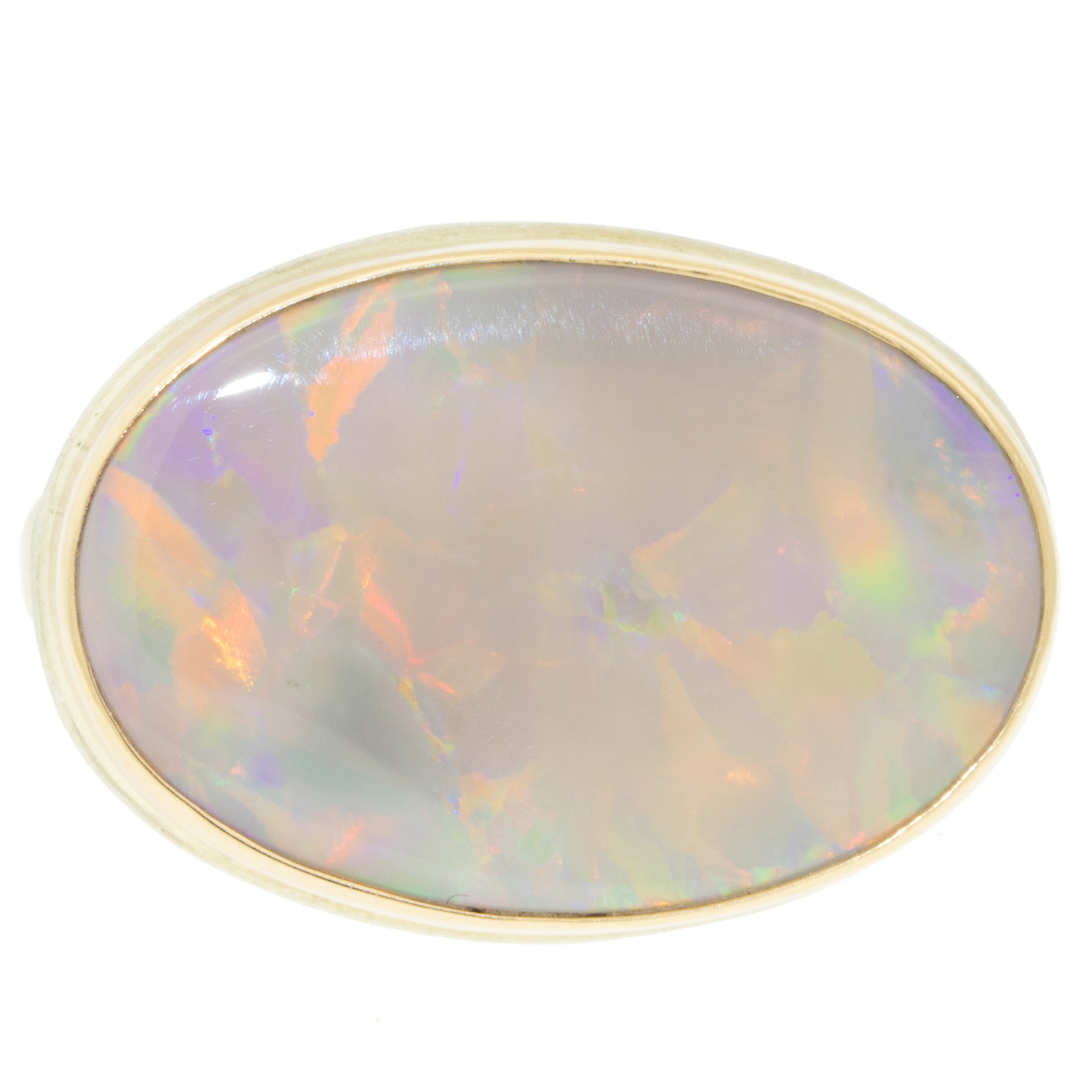 gold and silver ring with opal by jewelry designer Jamie Joseph