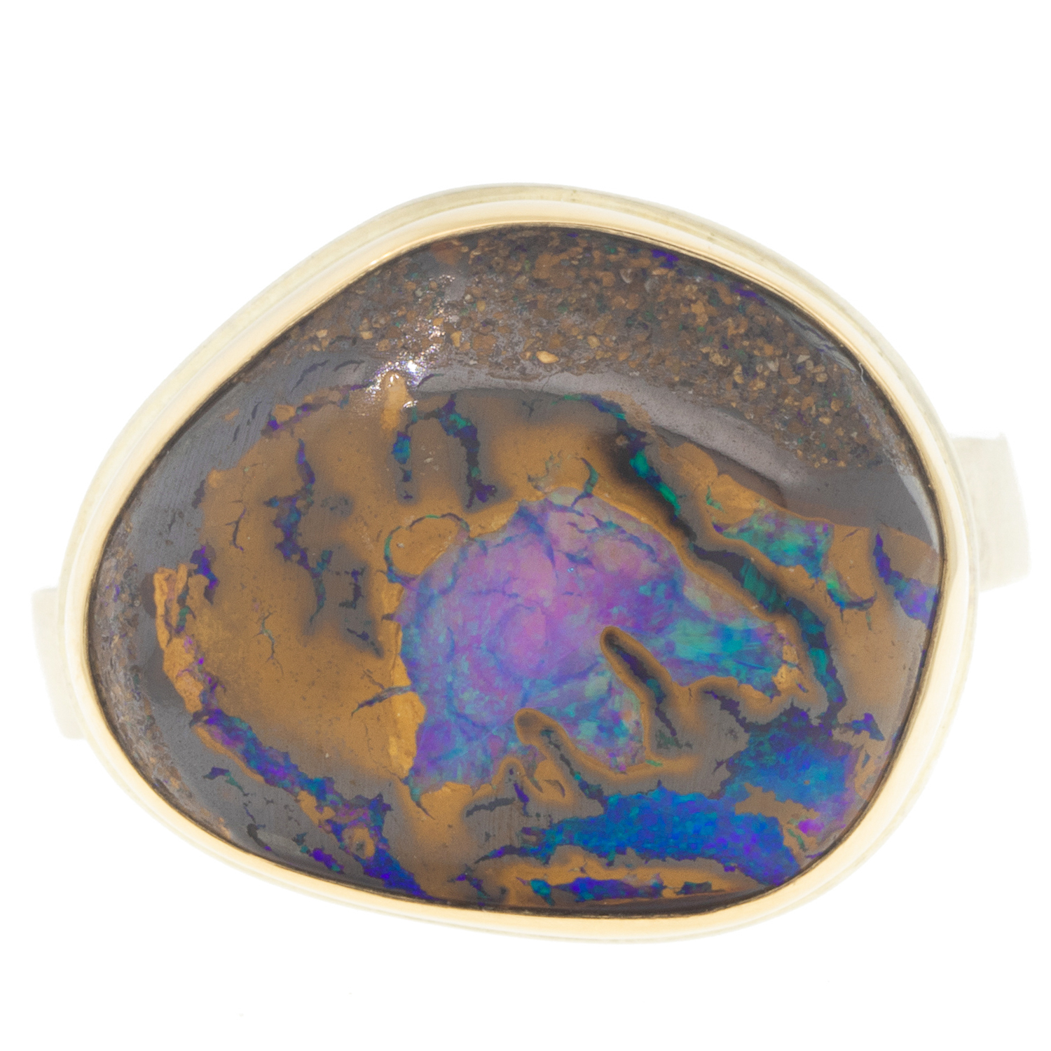 gold and silver ring with opal by jewelry designer Jamie Joseph