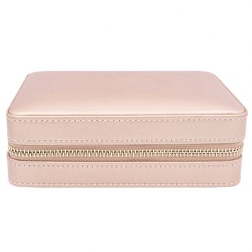 WOLF:Palermo Zip Case Jewelry case-Rose gold