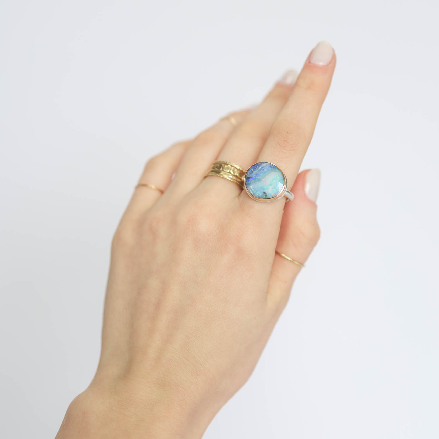Jamie Joseph Trunk Show: Ring 139,Boulder opal