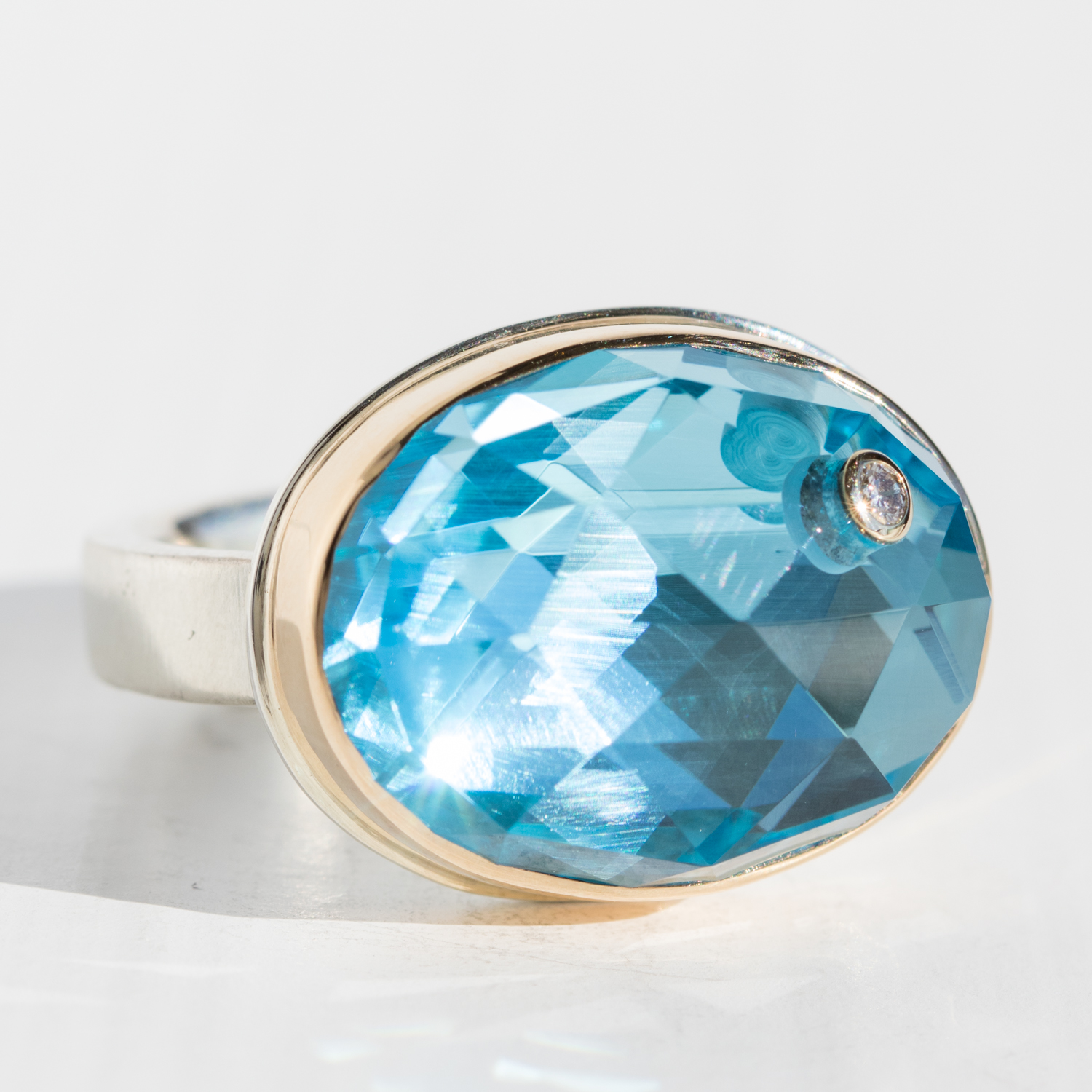 Jamie Joseph Trunk Show: Ring 135,Blue Topaz