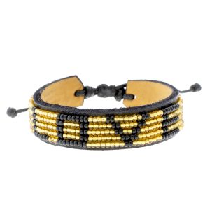 Love is Project:Bracelet, LOVE, Gold/Black