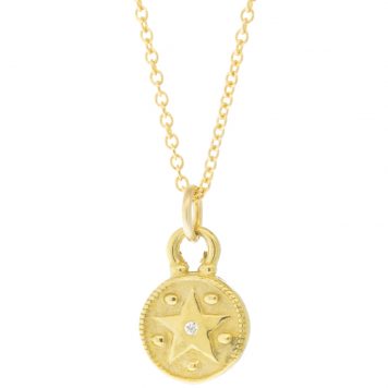 LuLu: Carina Necklace "wonder in wisdom" 14k gold fill