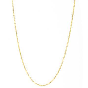 Sarah McGuire: Gold heavy cable chain,1.3mm,14ky,30"