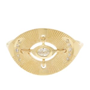 Celine Daoust: Diamonds Eye and moon ring